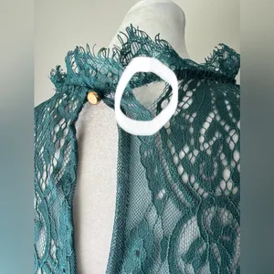 Eyeshadow Teal Short Sleeve Blouse thumbnail 8