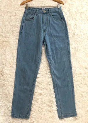 Princess Polly vintage mom jeans in pale blue thumbnail 2