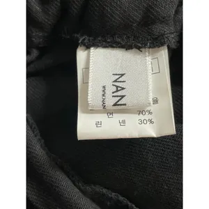 Naning9 Women's Black High Rise Pleated Wide Leg Baggy Trousers Pants Size XS thumbnail 5