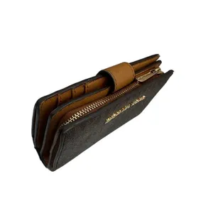 MICHAEL KORS Brown Signature Card Holder / Wallet thumbnail 4