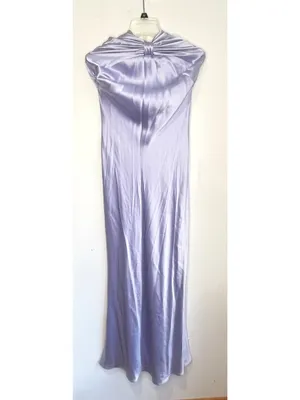 ABS Evening Allen Schwartz Purple Formal Long Dress Women Size 8 thumbnail 3