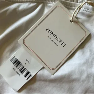 ZOMONETI White One Piece Swimsuit White Size L thumbnail 4
