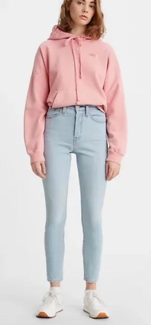 Levi’s Wedgie Skinny Jean in Light‎ Wash Size 30 thumbnail 1
