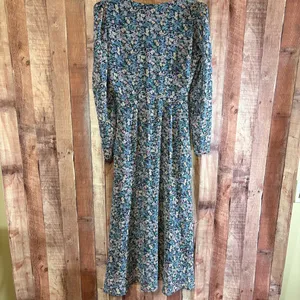 ASTR Blue Floral Midi Dress Size‎ Small thumbnail 2