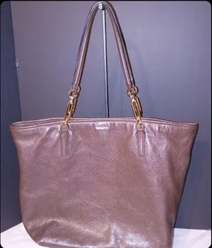 Coach Madison Phoebe Shoulder Bag Womens Large Brown Leather Tote 26225 thumbnail 1