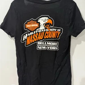 Harley-Davidson‎ Nassau New York Black T-Shirt Women’s Sz L G thumbnail 2