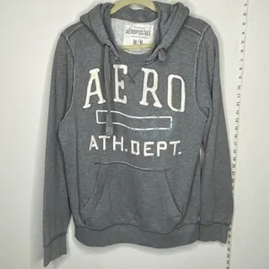 Aeropostale Pullover Hoodie Gray thumbnail 4
