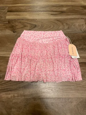 NWT! Blogilates Viral Taylor Swift Popflex Ballerina Skirt Skort Pink Floral Medium thumbnail 4