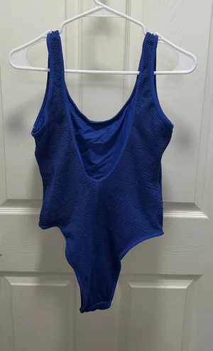 Abercrombie and Fitch Blue One Piece Bathingsuit thumbnail 1