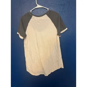 Lauren James Florida Gators Raglan T-Shirt Women MD Grey‎ Cream Sweet Tee (B) thumbnail 2