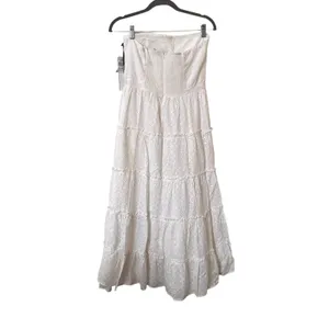1.STATE Cotton Eyelet Tiered Maxi Dress NWT Sz‎ 6 thumbnail 3