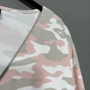 Modlusive NWT Pink Camouflage Long Sleeve Babydoll Top - 2X - Women's Plus Size thumbnail 2