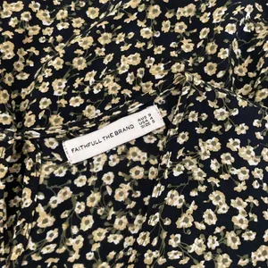 FAITHFULL THE BRAND Massimo Midi Dress Floral Blossom Village Tie Front Small thumbnail 12