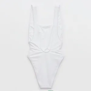 Aerie Shine Rib Birthday Scoop Cheekiest One Piece Swimsuit thumbnail 13