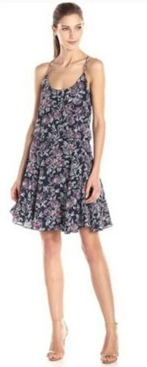 Joie silk nanon floral print dress size XS thumbnail 1