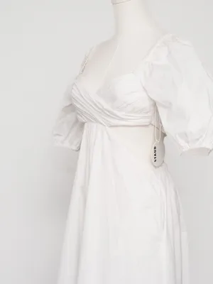 STAUD - Carina Cutout Cotton‎ Midi Dress thumbnail 12