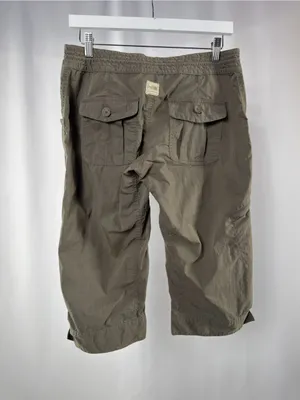 Vintage The North Face Cargo Capris with Drawstring Hiking‎ Pant in Green Size 4 thumbnail 5