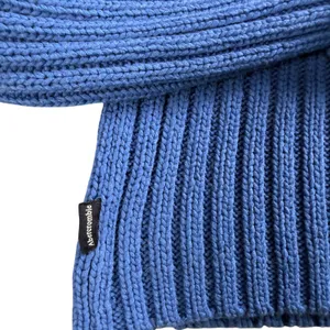 Abercrombie & Fitch Turtleneck‎ Sweater Women Large Blue Ribbed Chunky Knit Y2K thumbnail 5