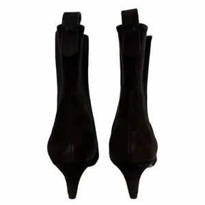 Reformation Roberta Suede Kitten Heel Ankle Boots Dark Brown Size 6 thumbnail 8