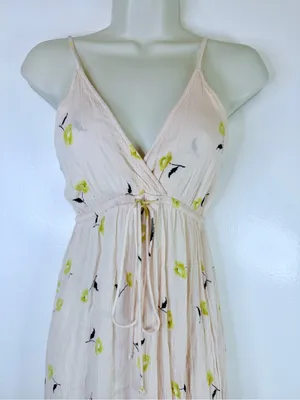 Billabong Women’s M Pink Floral Maxi Dress thumbnail 3