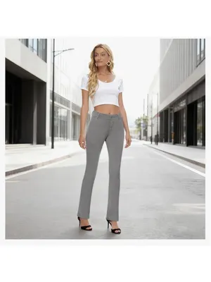 NEW Career Slacks Ease into Comfort Barely Bootcut Stretch Dress Pants 6/32 Tall thumbnail 11
