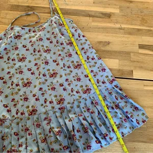 Urban Outfitters NWT Blue Floral Dress S thumbnail 5
