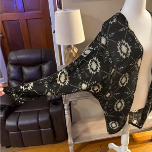 Xhilaration Aztec Print Dolman Cardigan thumbnail 2