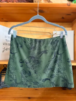 Princess Polly Olive Green Matching Set Skirt Crop Top Y2K Festival Size 8 thumbnail 9