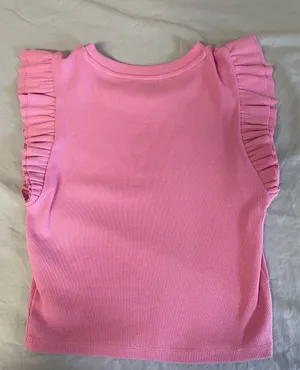Pink Ruffle ZARA Top thumbnail 2