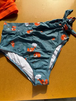 Women's NEW Two Piece High Waisted Bikini Swim Suit Size L #260375 thumbnail 3