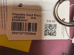 Lululemon Clippable Card Pouch Rare Color that is sold out: Edgewood Green New thumbnail 3