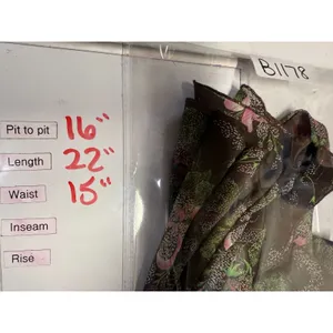 Vintage Forever 21 XXI Y2K‎ Halter V Neck Top Women L Brown Pink Floral Festival thumbnail 5
