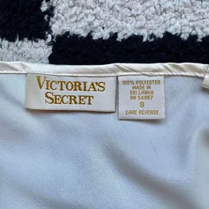 Vintage Victoria’s Secret White Satin Maxi Slip Gown S thumbnail 6