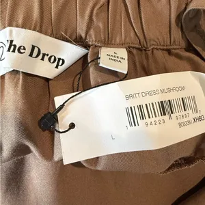 The Drop Womens‎ Britt Tiered Dress, Brown, NWT thumbnail 7