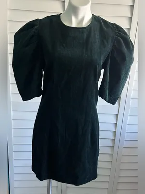 BlankNYC | far out corduroy puff sleeve dress thumbnail 5