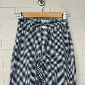 John Galt X Brandy Melville High Rise Gingham Tilden Ankle Cropped Pants Size S thumbnail 12