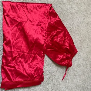SXY Women's Solid Color Red Drawstring Waist Straight Leg Pants Size XL thumbnail 8