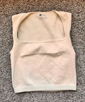 Ivory Tank Top White Size XS thumbnail 1