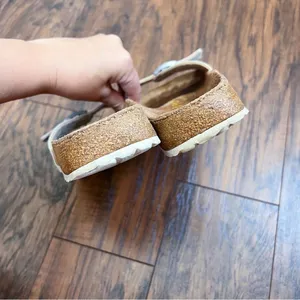 Birkenstock • Papillio Madrid Birko-Flor sandals slides blue argyle plaid thumbnail 8