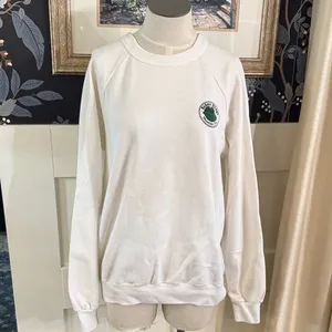 Vintage Senior Frogs White Crewneck Sweater size XL perfect for St Patrick’s thumbnail 2