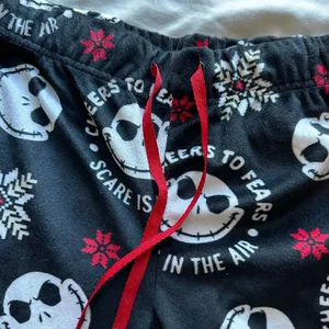 Disney NIGHTMARE BEFORE CHRISTMAS Fleece Lounge Pajama Sleep Pants Small Jack thumbnail 4