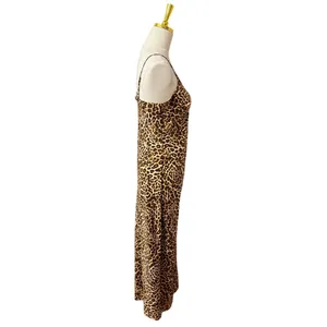 Nili Lotan for Target Leopard Print Silky Slip Maxi Dress, Size S thumbnail 2