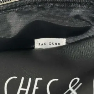 Rae Dunn Makeup Cosmetic Zipper Pouch Bag "Lashes & Brows" thumbnail 3