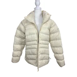 Columbia White Autumn Park Down Jacket Large‎ Omni-Heat Mink-Fleece Collar $130 thumbnail 2