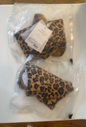 Zimmermann women's leopard print bikini set thumbnail 1