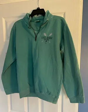 Lake George teal sweatshirt Blue thumbnail 1