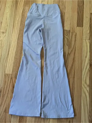 Gilly Hicks Lavender Flare Wide Leg Leggings Small Pilates Soft Girl Clean Girl thumbnail 5