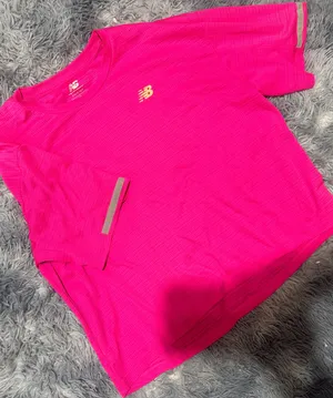 New Balance Hot Pink Short Sleeve Athletic Tee thumbnail 1