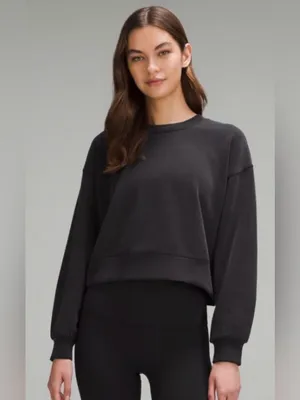 NWT Lululemon Softstreme Oversized Cropped Crew thumbnail 12