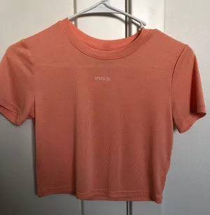 Coral Crop Top Pink thumbnail 1